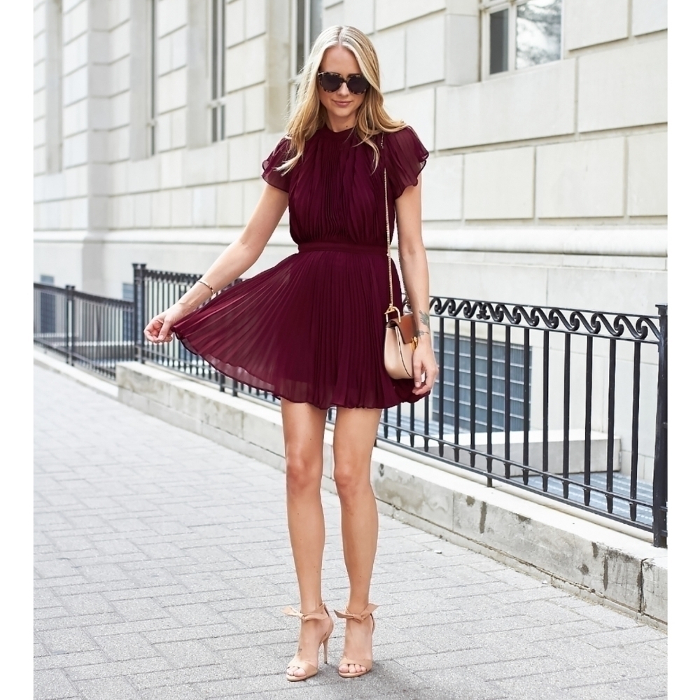 KEEPSAKE The Label Come Back Pleated Mini Dress